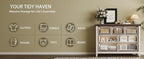 BLANKSPACE 7 Drawer Dresser, Modern Farmhouse Dresser Chest of Drawer for Bedroom, Chest of Drawers Storage Cabinet for Living Room, Entryway, Hallway, Antique White