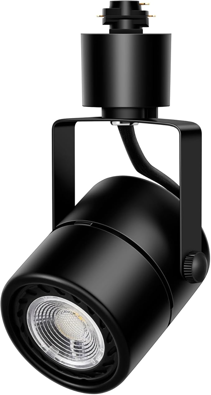 Track Lighting Heads, Dimmable 10W 4000K Cool White Bright LED Track Lighting Fixtures for Accent Retail Kitchen Artwork,120V Linear Track Light H Type-CRI90+ 24° Black- 16 Pack