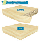 Skelang Pine Edge Banding, 2" X 50' Wood Strip Preglued, Iron on Veneer Edging Tape for Shelves, Cabinets, Coffee Table