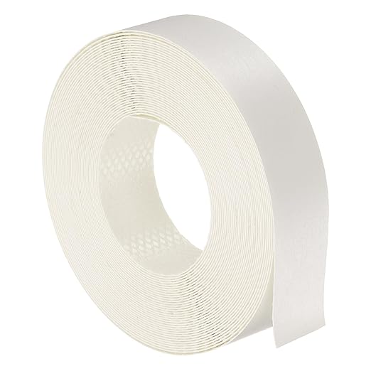 uxcell White Edge Banding Tape, 7/8 Inch x 10ft Pre-Glued Flexible Veneer Edge Edging Strips Wood Tape for Cabinet Repair and Furniture Restoration
