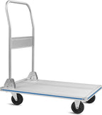 Flatbed Cart Aluminum Foldable Platform Cart 440lbs Capacity(29" Lx19 W)