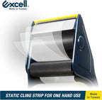 Excell SH-2508TRA1 Lightweight Packaging Tape Dispenser (2"Wide): Easy-to-Handle Plastic Design. For Shipping, mailing, and Carton Sealing. Features Retractable Blade Cover for Safety. (1Gun + 1Tape)