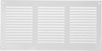 Repa Market 12x6 Inch Air Vent Cover/White Galvanized Steel Louvered Grill Cover with Mesh Screen/Wall or Ceiling Vent/Durable Flush Mount HVAC Register for Indoor and Outdoor Ventilation