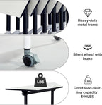 Conference Table,4 Pack Folding Conference Table Flip Top Mobile Training Table,Rolling Meeting Seminar Tables with Caster,Modern Conference Room Tables for 2-10,Seminar Training Table for Office ﻿
