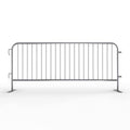 Angry Bull Barricades Barricade in a Box 2.0 - Heavy Duty Interlocking Steel Barricade, 8.5 Ft. (Hot Dipped Galvanized, Flat feet)