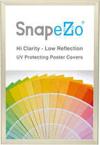 SnapeZo Poster Frame 20x30, Off-White, 1.25 Inch Aluminum Profile, Front-Loading Snap Frame, Wall Mounting, Professional Series