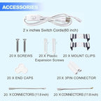 LED Shop Light,8FT 120W 12000LM 6500K,T8 Tube Lights Fixture White no dimmabl,High Output,Clear Cover,Integrated,V Shape 8 Foot Light Bulb,LED Shop Light for Garage Workshop (20 Pack)