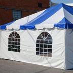 TentandTable Standard Cathedral Tent Sidewall, 9-Foot by 20-Foot, Waterproof Sidewalls for Commercial Party & Canopy Tents, UV Resistant & Removable, 14oz Translucent Vinyl, Tent Not Included