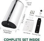 29fl.oz/850ml Commercial Automatic Liquid Soap Dispenser Wall-Mounted Large Capacity Model AD1209 White
