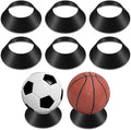 8 PCS Ball Display Rack, Plastic Sport Ball Holder Memorabilia Balls Pedestal Balls Holder Stand Durable Memorabilia Sports Ball-Stand Holders, Ball-Display Stands for Soccer Basketball Football