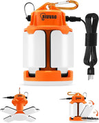 LED Temporary Work Light 70W Daylight White 5000K 10500 Lumens Construction work Light 4 Adjustable Light Panels with Hooks Portable Connectable for Workshop Mine Job Site Lighting