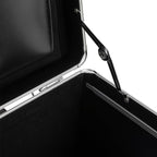 Rolling Cart for Teachers, Rolling File Cart with Hanging Folders, Portable File Box with Handle, Aluminum Alloy, Passcode Lock, Silver