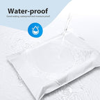 Fuxury 1500 Pcs 12x15.5" Poly Mailers,Waterproof Mailing Envelopes for Clothing, Strong Adhesive Poly Shipping Postage Bags for Small Business(White)