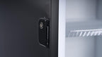 KoolMore 23 in. One Glass Door Commercial Display Merchandiser Refrigerator Cooler in Black, ETL Listed, 10 cu. ft. (KM-MDR-1GD-10C)