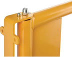 Global Industrial Universal Spring-Loaded Safety Swing Gate, 22" to 40" W Adjustable Opening, Self-Closing Safety Gate, Powder Coated High-Visibility Yellow