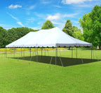 TentandTable 20' x 40' Premium Canopy Tent, White, Outdoor Pole Tent, 80-160 Person Capacity for Parties, Weddings, Events, Commercial and Residential Use, Large Heavy Duty Vinyl Canopy Tents