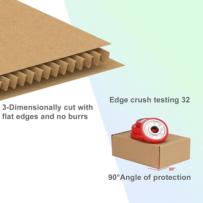 MEBRUDY 9x6x3 Inches Shipping Boxes Pack of 25, Corrugated Cardboard Box for Mailing Packing Literature Mailer