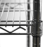 Shelving Inc. 12" d x 30" w Chrome Wire Shelving with 2 Tier Shelves, Weight Capacity 800lbs Per Shelf