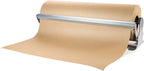 IDL Packaging 24" Kraft Paper Roll Dispenser & Cutter for Rolls up to 24" Wide and 9" in Diameter – Tabletop Reinforced Steel Paper Holder with a Cutter – for Kraft and Butcher Paper