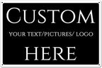 Custom Sign,Aluminum Weatherproof Metal Sign Multiple Sizes, double-sided，Customize for Office, Business, Workplace, office, Home, Delivery Signs，UV printing(10 * 7Inch)