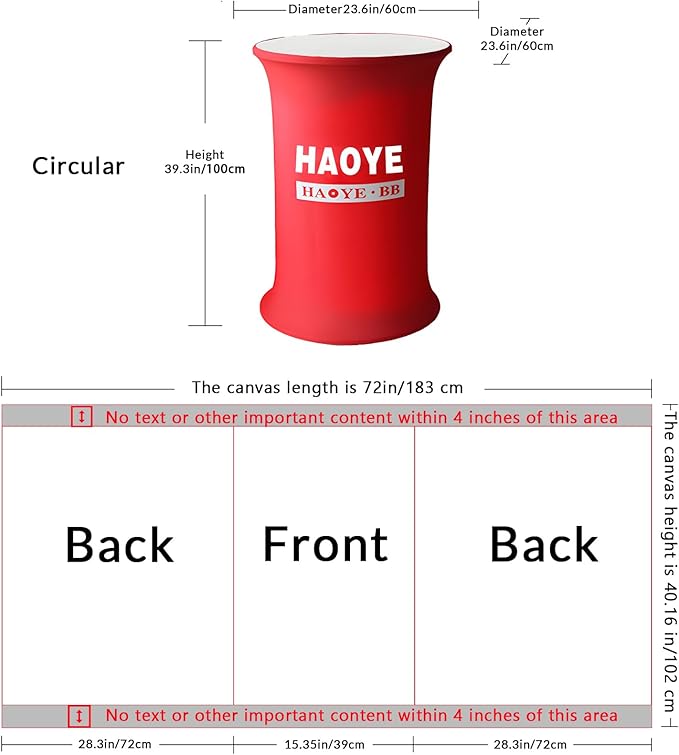 Custom Portable Tradeshow Podium Table Exhibition Counter Stand Booth,Hydraulic lift, Luminescent, Light box(Circular)