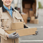 CRUGLA 40 Packs 9x5x4 Shipping Boxes Corrugated Cardboard Boxes Bulk for Small Business Shipping Packing Mailing