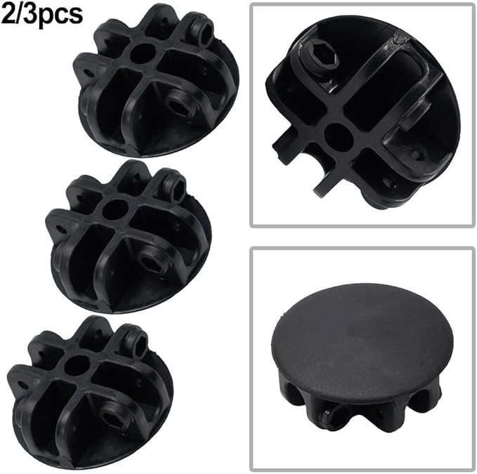 Tent Plastic Top Cover, Pop-up Canopy Connector, 4-Way Center Bracket Connector Black Gazebo Accessories, Tent Cooling Tent Plastic Accessories(3pcs)