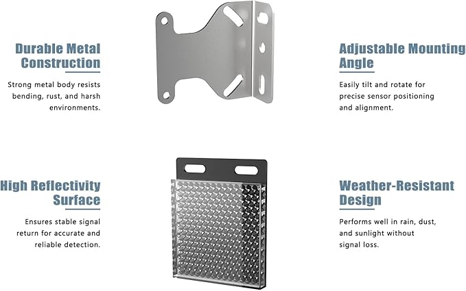 Blütezeit MJ-300 Sliding Gate Opener with 13.12ft Nylon Gear Racks & 13ft Retro-Reflective IR Safety Sensor – 900lb AC Gate Motor with Quiet Rack Drive & Enhanced Obstruction Detection