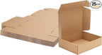 MEBRUDY 11x9x3 Inches Shipping Boxes Pack of 25, Small Corrugated Cardboard Box for Mailing Mailer Packing, Brown
