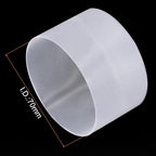 uxcell 4pcs Rubber End Caps 70mm ID Vinyl Round Tube Bolt Cap Cover Screw Thread Protectors Clear, 40mm Height