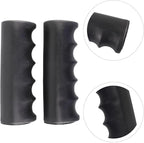 2Pcs Rubber Handle Cover Wheelbarrow Rubber Non-Slip Ergonomic Weatherproof Round Handle Grip Covers For Garden Carts(118 x 30mm)