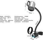 Super Strong Magnetic Base LED Work Light, 800 Lumens IP66 Waterproof Gooseneck Lamp for Machine Shop, Lathe, Drill Press Repair