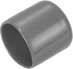 uxcell 20pcs Rubber End Caps 24mm ID Vinyl PVC Round Tube Bolt Cap Cover Screw Thread Protectors Dark Grey