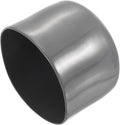 uxcell 4pcs Rubber End Caps 60mm(2 3/8") ID Vinyl Round End Cap Cover Screw Thread Protectors Dark Grey, 40mm Height