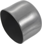 uxcell 4pcs Rubber End Caps 60mm(2 3/8") ID Vinyl Round End Cap Cover Screw Thread Protectors Dark Grey, 40mm Height