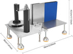 Manual Bottle Label Machine, Round Bottle Labeling Machine Desktop Label Applicator for Round/Square/Polygonal/Hexagonal Bottles