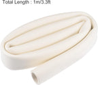 uxcell Foam Tubing for Handle Grip Support, 30mm ID 42mm OD 1m Length White