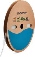 Chanzon 2:1 Ratio - 80Ft Roll - 1/4" (6mm) Heat Shrink Tubing 2:1(25M Total Length) Clear/Transparent Polyolefin Sleeving Wrap Shrinking 2 to 1 1pcs