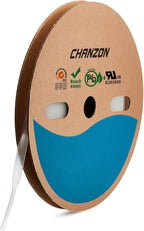 Chanzon 2:1 Ratio - 80Ft Roll - 3/16" (5mm) Heat Shrink Tubing 2:1(25M Total Length) Clear/Transparent Polyolefin Sleeving Wrap Shrinking 2 to 1 1pcs