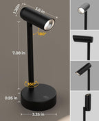 Picture Light for Wall, Battery Operated Art Light for Paintings CCT Dimmable Recharging Gallery Battery Wall Light with Remote Control for Living Room Gallery Dartboard Art Bathroom