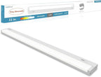 LED Under Cabinet Lighting Hardwired or Plug in, 32 Inch 16W, Dimmable 5 Color 2700K/3000K/3500K/4000K/5000K, Linkable Eyes Care Design Counter Lights for Kitchen, Sink, ETL Listed, White