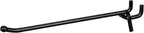 Presa Heavy Duty Black Steel Peg Board Shelving Hooks, 6-Inch, 50-Pack