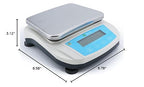 U.S. Solid Precision Lab Scale 5000g x 0.01g Analytical Balance USB RS232 Interface, 19 Measurement Units