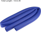uxcell Foam Tubing for Handle Grip Support, 18mm ID 30mm OD 1m Length Blue