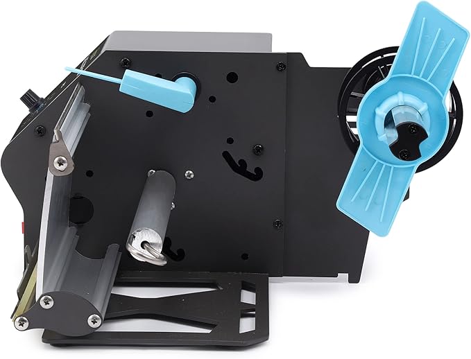 U.S. Solid Automatic Label Dispenser for Long Rolls and Fanfold Labels - Translucent and Opaque - Adjustable Speed - Core Sizes 1", 1.5", 3" - Width 0.2-7 in - Max. Roll 11 in