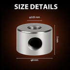 12pcs Set Screw Collars 3.05mm Bore Shaft Collars Screw Style, 8mm OD, 5mm Width, Landing Gear Collar Wheel Stopper for Automotive and Industrial Use