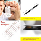 500 Pcs PVC Tags with Labels and Rings, Car Key for Organization, Identifiers, and Luggage Tags with 4 Pcs Markers, Plastic Keychain Tags for Car, Truck, and Dealer Use