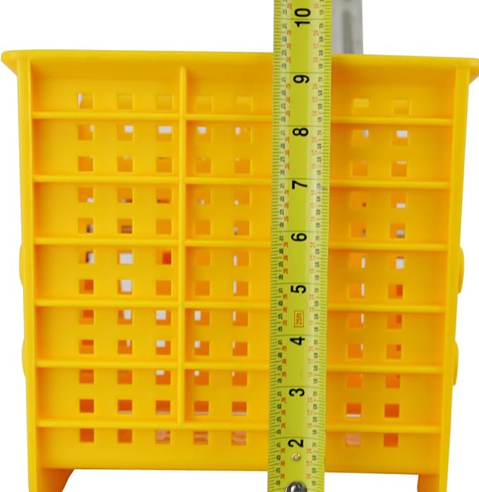 20L Rolling Janitorial Cleaning Mop Bucket Commercial Restaurant with Down Press Wringer, Random Color