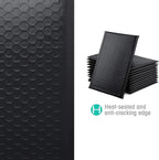 GSSSUSA Bubble Mailers 6x10 Inch 25 Pack Padded Envelopes Usable Size 6x9 Inch Shipping Envelopes Self Seal Small Packaging Shipping Bags for Mailing Jewelry, Small Business, Black