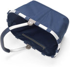 reisenthel carrybag dark blue - Sturdy shopping basket with plenty of storage space and practical inner pocket - Elegant and water-repellent design